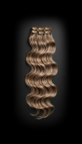 Extensions à clips blond taupe