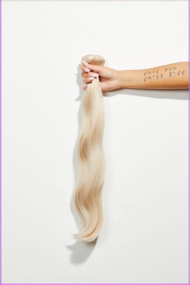 Extensions à Clips blond champagne